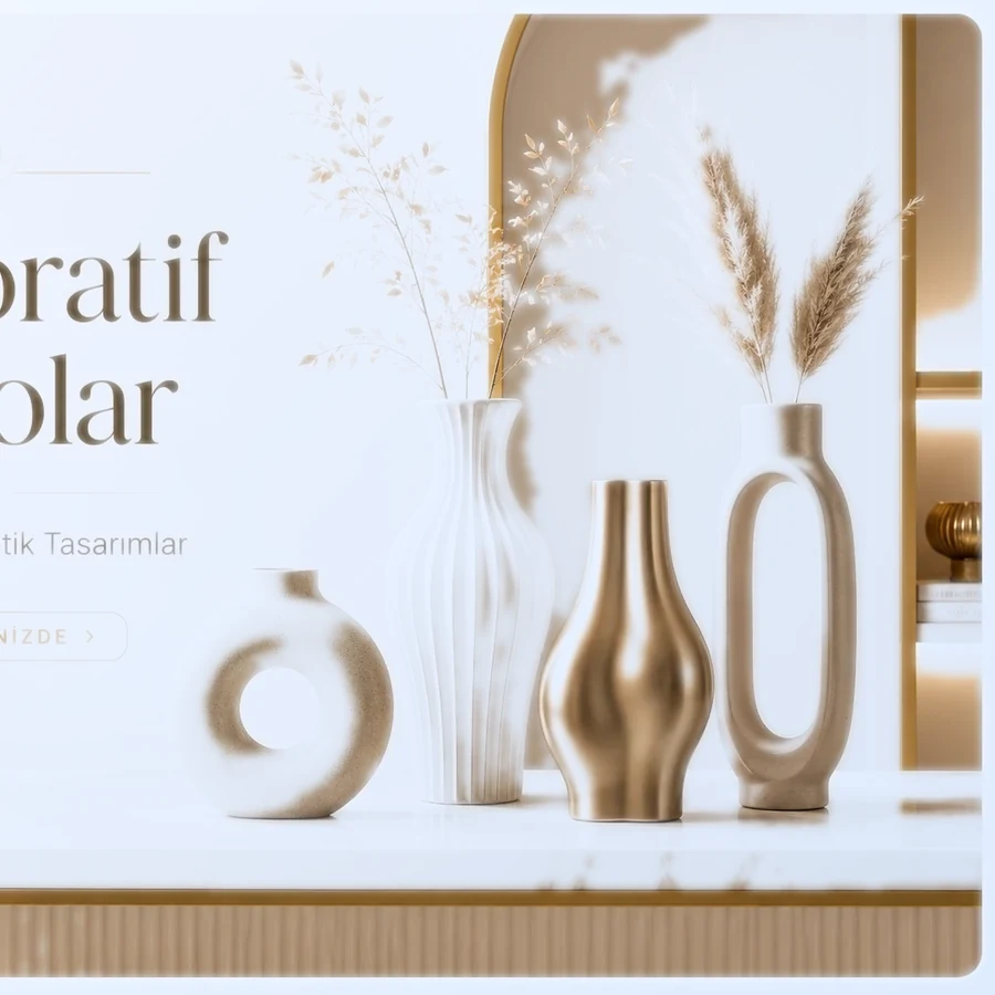 Gold Sunum Objesi